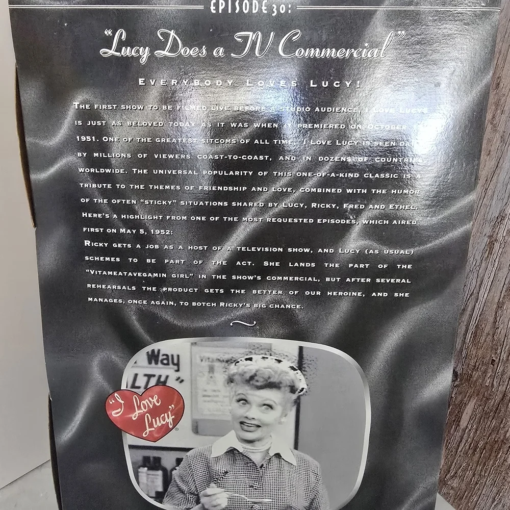Mattel I Love Lucy Doll - Black and White Outfit - Picture 2 of 2